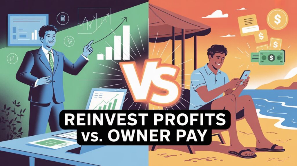 Reinvest Profits vs Take Owner Distributions