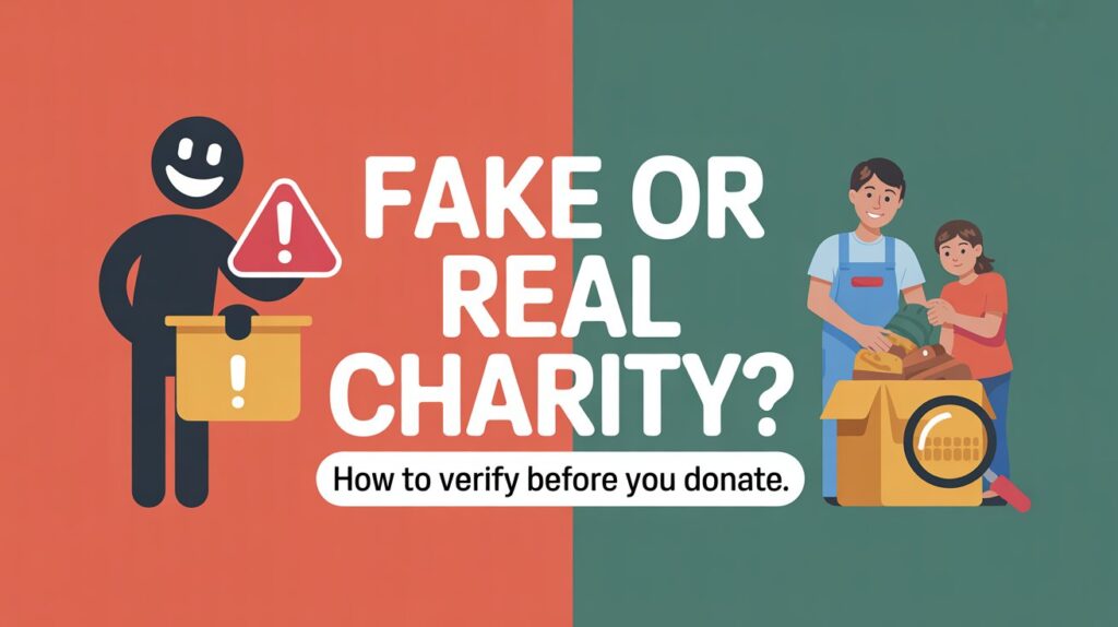 Fake vs Real Charity - Verify