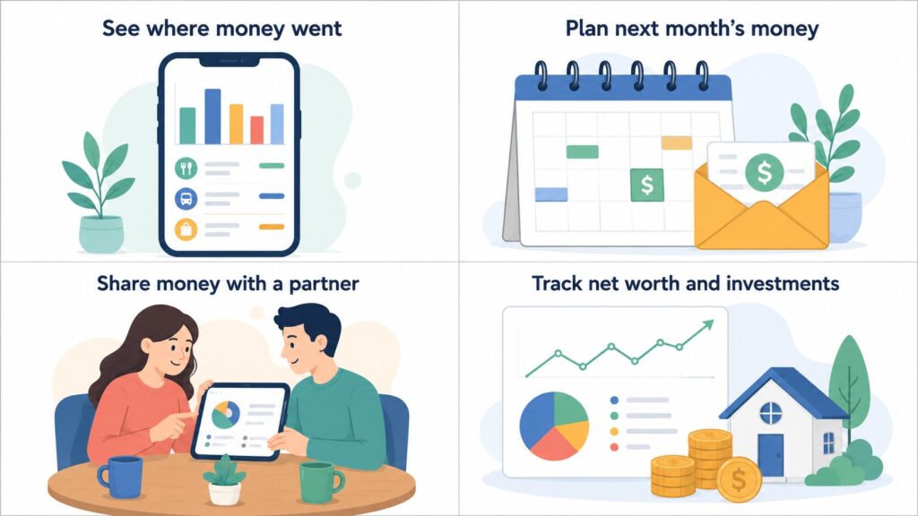 Four budgeting app jobs