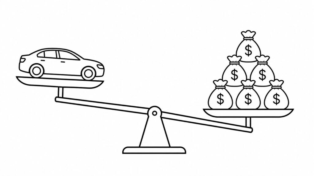 Imbalanced Car and Money Scale